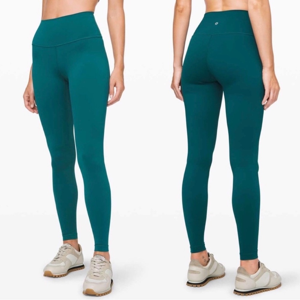Lululemon Athletica Emerald Wunder Under High-Rise Leggings